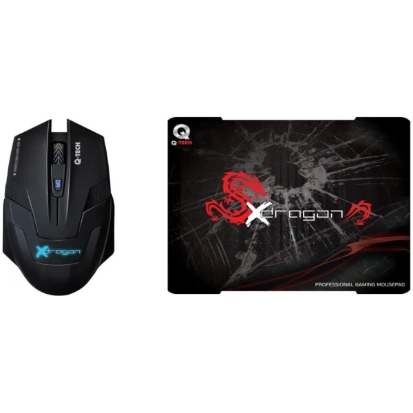 To Gaming Set QTech XDragon G-7 είναι ένα ενσύρματο gaming ποντίκι σχεδιασμένο και για τα δύο χέρια, με οπτικό αισθητήρα και ανάλυση 3200 DPI. Διαθέτει 8 κουμπιά.