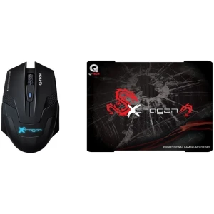 To Gaming Set QTech XDragon G-7 είναι ένα ενσύρματο gaming ποντίκι σχεδιασμένο και για τα δύο χέρια, με οπτικό αισθητήρα και ανάλυση 3200 DPI. Διαθέτει 8 κουμπιά.