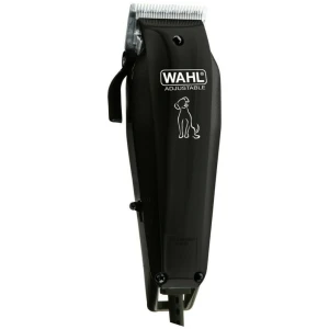 Η κουρευτική μηχανή σκύλων Wahl 9160-2016/2001-485-6 είναι κατάλληλη για το κούρεμα του κατοικιδίου σου. Το υλικό των λεπίδων είναι από ατσάλι υψηλής περιεκτικότητας σε άνθρακα. Ο μοχλός ρύθμισης του μήκους κοπής προορίζεται για γρήγορο καλλωπισμό ακριβείας.