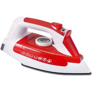 Σίδερο ατμού Hoover TIM 2500EU 011 με αυτοκαθαρισμό, ισχύος 2500W, με κεραμική πλάκα, ισχυρή εκπομπή ατμού, χωρητικότητα δοχείου στα 300ml, λειτουργία anti-calc και σύστημα anti-drip.