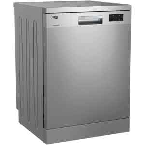 Ελεύθερο πλυντήριο πιάτων Beko DFN 16410 X με χωρητικότητα για 14 σερβίτσια, που μπορεί να εξυπηρετήσει τις ανάγκες μιας πολυμελούς οικογένειας.