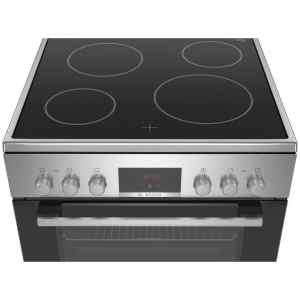 Η κεραμική κουζίνα Bosch HKR390050 με 3D Hotair και κεραμικές εστίες πετυχαίνει τέλεια σε ψήσιμο και μαγείρεμα σε πολλαπλά επίπεδα ταυτόχρονα.