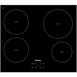 Επαγωγική εστία Blomberg MIN 54306 N, με 4 ζώνες μαγειρέματος. Ο τύπος της είναι επαγωγική, θερμαίνεται δηλαδή μόνο το κάτω μέρος από το σκεύος και όχι όλη η εστία, με αποτέλεσμα η περιβάλλουσα περιοχή να παραμένει κρύα στην αφή. Χρησιμοποιεί λιγότερη ενέργεια σε σχέση με τους υπόλοιπους τύπους εστιών και ο χρόνος μαγειρέματος μειώνεται στο μισό.