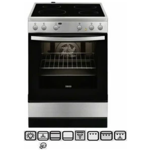 Κεραμική κουζίνα Zanussi ZCV65020XA μεγάλης χωρητικότητας, που έχει σχεδιαστεί ειδικά για ταυτόχρονο μαγείρεμα διαφορετικών φαγητών, απαλλάσσοντας πλήρως από το άγχος προετοιμασίας του γεύματος.