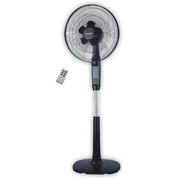 Ανεμιστήρας ορθοστάτης Morris MFS-16216, 60 Watt, με αυτόματη περιστροφή και δυνατότητα ρύθμισης ως προς τον οριζόντιο άξονα.