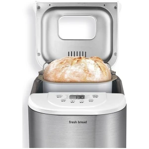 Αρτοπαρασκευαστής Izzy 004 Fresh Bread ισχύος 650 Watt, με 15 προγράμματα για 12 διαφορετικούς τύπους ψωμιού, κέικ, μαρμελάδα ή γιαούρτι. Διαθέτει LCD οθόνη, αποσπώμενο αντικολλητικό κάδο, αναδευτήρα και 2 δοσομετρητές.