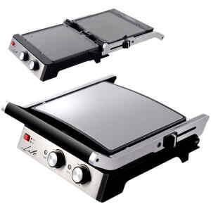 Το Life CG-101 The GrillFather με αποσπώμενες πλάκες και ισχύ 2000W. Διαθέτει μεγάλες πλάκες με αντικολλητική επίστρωση μαρμάρου, για να ψήνετε γρήγορα και εύκολα κρέατα, λαχανικά, τοστ κ.ά., με το καλύτερο δυνατό γευστικό αποτέλεσμα. Με inox επιφάνεια, μεγάλη θερμομονωμένη λαβή για ασφαλή χρήση.