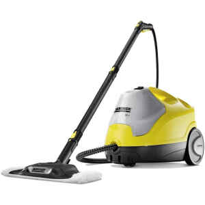 Ο ατμοκαθαριστής Karcher SC 4 EasyFix 1.512-450.0 προσφέρει μεγάλη άνεση και εντυπωσιάζει με το ενσωματωμένο τμήμα αποθήκευσης καλωδίου, το τμήμα αποθήκευσης εξαρτημάτων, καθώς και τη θέση στάθμευσης για το ακροφύσιο δαπέδου. Το ακροφύσιο δαπέδου EasyFix εγγυάται άψογη εργονομία χάρη στον ευέλικτο σύνδεσμό του, ενώ η τεχνολογία ελασμάτων εξασφαλίζει τέλεια αποτελέσματα καθαρισμού.