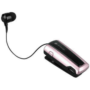 Το Ακουστικό Bluetooth αυτοκινήτου iXchange CK-03A ροζ χρυσό είναι ένα νέο πρωτοποριακό προϊόν σε εξαιρετικά συμπαγή μέγεθος & ακουστικό με καλώδιο περιέλιξης! Διαθέτει εξαιρετική ποιότητα ήχου, είναι ιδιαίτερα ελαφρύ - μόλις στα 18gr - και άνετο για καθημερινή χρήση. Προσφέρει πολλαπλές λύσεις μεταφοράς χρησιμοποιώντας είτε το κλιπ είτε το strap λαιμού που περιλαμβάνεται στην συσκευασία.