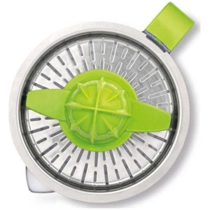 Ηλεκτρικός στίφτης Izzy Fresco H-52 με ισχύ 60 Watt, δοχείο 1000ml και ανοξείδωτο φίλτρο για μέγιστη υγιεινή και αντοχή. Περιλαμβάνει δύο κώνους διαφορετικού μεγέθους για μεγάλα και μικρά εσπεριδοειδή, με διπλή περιστροφή, αφαιρώντας πλήρως το χυμό.