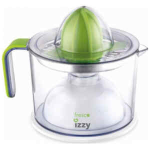 Ηλεκτρικός στίφτης Izzy Fresco H-52 με ισχύ 60 Watt, δοχείο 1000ml και ανοξείδωτο φίλτρο για μέγιστη υγιεινή και αντοχή. Περιλαμβάνει δύο κώνους διαφορετικού μεγέθους για μεγάλα και μικρά εσπεριδοειδή, με διπλή περιστροφή, αφαιρώντας πλήρως το χυμό.