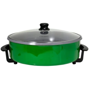 Το τεπανγιάκι Gruppe DV-4042 πράσινο είναι μια συσκευή για κάθε κουζίνα, για το εξοχικό ή το φοιτητικό σπίτι, για εύκολα και υγιεινά μαγειρέματα! Με το Teppanyaki Gruppe θα ψήσετε, θα τηγανίσετε, θα βράσετε και θα μαγειρέψετε γρήγορα και υγιεινά φαγητά, χωρίς την ανάγκη για λάδι ή λίπος.