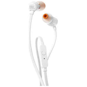 Τα Handsfree JBL T110 λευκό διαθέτουν ανθεκτικό περίβλημα και drivers 9mm που αποδίδουν καθαρά και δυνατά μπάσα.