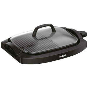 Ηλεκτρική Ψησταριά Tefal CB6A0830 με μια ποικιλία συνταγών χάρη στην επιφάνεια ψησίματος και το γυάλινο καπάκι με θερμική επεξεργασία.