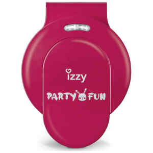 2σε1 Συσκευή για Donuts Party Fun IZ-2003 IZZY 1000W, με πλάκες για mini donuts & πλάκες ζωάκια, αποσπώμενες αντικολλητικές πλάκες για εύκολο καθαρισμό, βαθιές πλάκες για λαχταριστό αποτέλεσμα, πλήκτρα αποδέσμευσης πλακών, λυχνίες λειτουργίας/επίτευξης θερμοκρασίας και αντιθερμική λαβή.