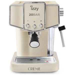 Καφετιέρα μηχανή espresso Izzy Crème IZ-6001 ισχύος 1100 watt αποτελεί τον ιδανικό συνδυασμό απόδοσης και ποιότητας δηλαδή διαθέτει όλα όσα χρειάζεστε για ένα απολαυστικό καφέ. Η αντλία 20bar που διαθέτει εγγυάται την τέλεια κρέμα και την έντονη γεύση του καφέ στη σωστή θερμοκρασία.