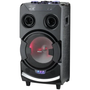 Σύστημα Karaoke Akai ABTS-112  με ισχύ 60W RMS / 600 W PMPO θα γεμίσει το χώρο με τη μουσική σας αλλά και χρώμα, με τα φώτα LED από το subwoofer. Διαθέτει θύρα USB, είσοδο κάρτας SD, υποδοχή Aux-In για αναπαραγωγή μουσικής και equalizer για να έχετε πάντα τον τέλειο ήχο. Μπορείτε να επιλέξετε αναπαραγωγή μουσικής ασύρματα από Bluetooth, ή τον αγαπημένο σας ραδιοφωνικό σταθμό. Η μπαταρία σας δίνει αρκετή αυτονομία ώστε να μεταφέρετε το πάρτι σας όπου εσείς θέλετε.