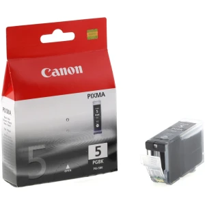 Μελάνι μαύρου χρώματος Canon PGI-5BK Black (0628B001) για εκτύπωση έως και 800 σελίδων. Μονή συσκευασία μαύρου μελανιού τεχνολογίας Inkjet της CANON για υψηλής ποιότητας εκτυπώσεις.