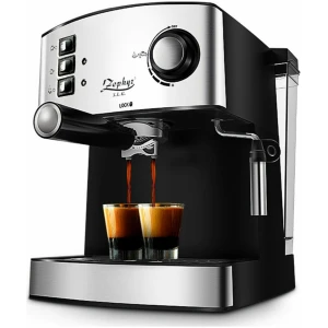 Μηχανή espresso Zephyr Z-1171-F συνδυάζει δυνατό σχεδιασμό με πολυλειτουργικότητα. Η εσπρέσο μηχανή σας επιτρέπει με άνεση να φτιάχνετε τα αγαπημένα σας ρουφήγματα όπως εσπρέσο, καπουτσίνο, λέτε, μακιάτο, ζεστή σοκολάτα κτλ.