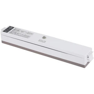 Σακουλοποιός Vacuum Sealer Muhler MV-100 για σκούπισμα υγρών και ξηρών τροφίμων Λειτουργία σφράγισης μόνο, μόνο κενό και Λειτουργία κενού και σφράγισης Βαλβίδα αποδέσμευσης κενού Κατάλληλη για σακούλες και ρολά Πλάτος σφράγισης 29,5 cm Ενδεικτική λυχνία Μαγνήτες για εύκολη προσάρτηση στο ψυγείο Ισχύς αναρρόφησης σε 57 kpa Χαμηλό επίπεδο θορύβου 60db 1 σακούλα Περιλαμβάνονται 15x20 cm 100W 220-240V~, 50/60Hz