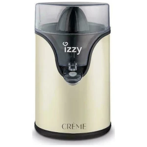 Aνοξείδωτος ηλεκτρικός στίφτης Izzy 402 Creme με ισχύ 100 Watt, 2 κώνους για μικρά και μεγάλα εσπεριδοειδή και στοπ ροής. Ανοξείδωτο, συνεχούς ροής, ανοξείδωτο στοπ ροής, αποθήκευση καλωδίου και 2 κώνοι για μικρά και μεγάλα εσπεριδοειδή.