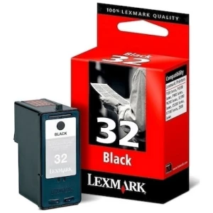 Μελάνι Lexmark 32 Black (18CX032E) αυθεντικό Ink-Jet cartridge για τα μηχανήματα του κατασκευαστή Lexmark έτσι ώστε να εξασφαλίσετε την βέλτιστη ποιότητα εκτύπωσης. Τα αναλώσιμα του κατασκευαστή Lexmark είναι εύκολα στην εγκατάσταση, παρέχουν υψηλή ποιότητα εκτυπώσεων σε έγγραφα και φωτογραφίες.