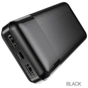 Power Bank Hoco J72A Black έχει χωρητικότητα 20000mAh που μπορεί να προσφέρει περίπου 4 φορτίσεις σε ένα συνηθισμένο κινητό τηλέφωνο. Διαθέτει 2 θύρες USB-A και μπορεί να φορτίσει μία συσκευή με έως και 2Α.