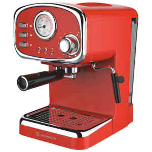 Μηχανή Espresso Morris R20808EMR, της σειράς Retro, σε κόκκινη απόχρωση. Δώστε στην κουζίνα σας Vintage αισθητική με τις συσκευές της σειράς Retro από την Morris. Για τους λάτρεις του παλιού με τις καινοτόμίες του σήμερα, Όταν το παλιό συναντάει το καινούργιο.