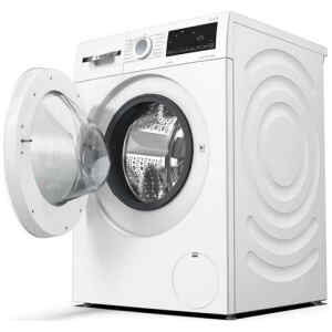 Το πλυντήριο-στεγνωτήριο Bosch WNA14400GR με φροντίδα ατμού Iron Assist, πλένει και στεγνώνει εξαιρετικά αποτελεσματικά, μειώνοντας παράλληλα το τσαλάκωμα.