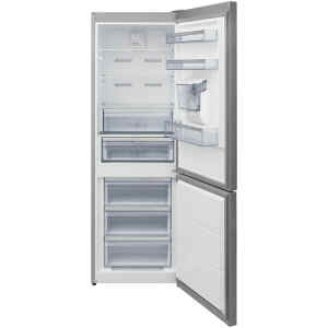 Ψυγειοκαταψύκτης Morris R76323CAP Inox με Antifinger λειτουργία που δεν αφήνει δακτυλικά αποτυπώματα, 324 λίτρα μικτή χωρητικότητα, 60cm πλάτος, ενεργειακής κλάσης Ε, με τύπο ψύξης Full No Frost και τεχνολογία freezer shield tech που εξασφαλίζει την σωστή λειτουργία του καταψύκτη ακόμα και σε περίπτωση που η θερμοκρασία περιβάλλοντος είναι ιδιαίτερα χαμηλή.