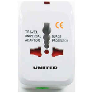 Αντάπτορας πρίζας United UPA6610 με UPA6610 UNITED ADAPTOR ME USB ΦΟΡΤΙΣΤΗ