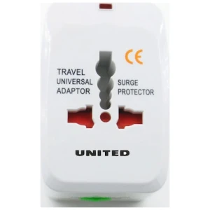 Αντάπτορας πρίζας United UPA6610 με UPA6610 UNITED ADAPTOR ME USB ΦΟΡΤΙΣΤΗ