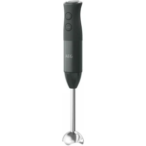 Ραβδομπλέντερ AEG HB4-1-6GG μαύρο, με ισχύ 600 Watt. Με το ραβδομπλέντερ θα μπορέσετε να πολτοποιήσετε τρόφιμα για παιδικές τροφές, να ομογενοποιήσετε σάλτσες, να φτιάξετε σπιτική μαγιονέζα, να δημιουργήσετε smoothies από οποιοδήποτε φρούτο επιθυμείτε ή ακόμα και να ετοιμάσετε σούπες. 