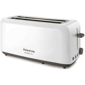 Η φρυγανιέρα Taurus Mytoast Duplo διαθέτει ισχύ 1450 Watt και υποδοχές για 2 φέτες ψωμιού. Μπορεί να εξυπηρετήσει τις ανάγκες ενός ή και δύο ατόμων για την καθημερινή παρασκευή του πρωινού ή του σνακ.