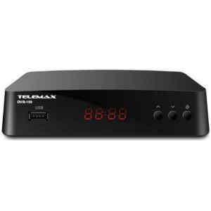 Ψηφιακός δέκτης telemax DVB-150 μπαίνουμε στην ψηφιακή εποχή της τηλεόρασης με τους σωστούς δέκτες DVB-150 από την Telemax. Ο ψηφιακός δέκτης – αποκωδικοποιητής, είναι η συσκευή αυτή που θα επιτρέψει στην τηλεόραση μας να λαμβάνει τα κανάλια εκείνα που μεταδίδονται ψηφιακά. O Επίγειος Ψηφιακός Δέκτης H.265 HEVC/DVBT-T2 της Telemax είναι υψηλής ευκρίνειας, λαμβάνει το αναλογικό σήμα και το μετατρέπει σε ψηφιακό. Κορυφαία επιλογή, με “διπλό” τηλεχειριστήριο για TV/ Δέκτη.