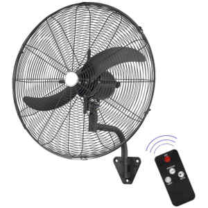 Ο επαγγελματικός ανεμιστήρας τοίχου Telemax FW-50R, με διάμετρο 20” (50 εκατοστά)& τηλεχειριστήριο, είναι ιδανικός για να δροσίζει κάθε χώρο με υψηλή απόδοση. Διαθέτει ρυθμιζόμενη κίνηση δεξιά αριστερά έως 90 μοίρες, επιταχύνοντας έτσι την κυκλοφορία του αέρα στον χώρο και σας προσφέρει πιο άνετη εμπειρίας δροσιάς με εξοικονόμηση ενέργειας. Υπάρχει η δυνατότητα επιλογής τριών ταχυτήτων αέρα, για να προσαρμόζεις την λειτουργία του σύμφωνα με τις ανάγκες σου. Το ακτινωτό, μεταλλικό πλέγμα που διαθέτει, παρέχει την απαραίτητη προστασία και ασφάλεια. Μόνο για επαγγελματική χρήση.