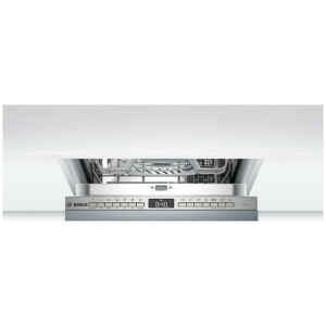 Το πλυντήριο πιάτων Bosch SPV4HKX33E, ενσωματώνεται μέσα σε ντουλάπι. Η πρόσοψη του μπορεί να επενδυθεί στο υλικό των ντουλαπιών προκειμένου να εναρμονιστεί πλήρως στην υπόλοιπη σύνθεση της κουζίνας, αφού η οθόνη και τα πλήκτρα χειρισμού κρύβονται. Έχει χωρητικότητα για 9 σερβίτσια και μπορεί να εξυπηρετήσει τις ανάγκες μιας τριμελούς οικογένειας.