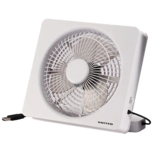 Ανεμιστήρας Mini Usb United UMF-688 με μοτέρ ισχύος 2.1W. Λειτουργεί με καλώδιο USB και με αλκαλικές μπαταρίες για να σας συντροφεύει παντού.