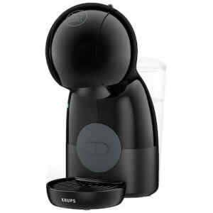 Καφετιέρα espresso krups piccolo XS Dolce Gusto black με πίεση 15 bar για παχύρευστο καϊμάκι, χειροκίνητη τεχνολογία και λειτουργία ζεστού και κρύου ροφήματος.