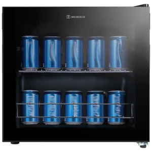 Ψυγείο Mini Bar morris B7265GD με χωρητικότητα 43 λίτρα. Είναι κατάλληλο για χρήση σε μικρούς χώρους όπως σε δωμάτια ξενοδοχείων, γραφεία και γκαρσονιέρες. Λειτουργεί σε θερμοκρασίες από 5°C έως 7°C. H πόρτα του είναι κατασκευασμένη από τζάμι έτσι ώστε να φαίνονται τα προϊόντα, με αυτόν τον τρόπο μειώνεται η κατανάλωση ρεύματος αλλά και διατηρείται η θερμοκρασία στα επιθυμητά επίπεδα. Με ενεργιακή κλάση F.