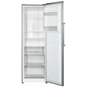 Ψυγείο συντήρησης Robin RS-185 με χωρητικότητα 359 λίτρα, που μπορεί να καλύψει άνετα τις ανάγκες ενός ζευγαριού ή και μιας οικογένειας 3 ατόμων. Με την τεχνολογία no frost που έχει, δε συσσωρεύεται πάγος στα τοιχώματα του ψυγείου κι έτσι δεν χρειάζεται να κάνετε απόψυξη πάνω από μια φορά τον χρόνο.