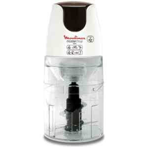 Ο πολυκόπτης Moulinex DJ450B Masterchop XL διαθέτει 4 λεπίδες για τέλεια αποτελέσματα. Masterchop 3 σε 1 - Ιδανικό ισχυρό chopper για να ψιλοκόβει κρεμμύδια, ντομάτες, σκόρδα ακόμα και μπαχαρικά! Φτιάχνει μαγιονέζα, σάλτσες, αλλά και φρουτόκρεμα και αλεσμένη τροφή για μωρά!