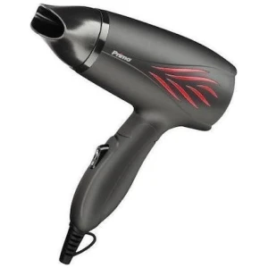 Σεσουάρ μαλλιών Primo PRHD-40217 με αναδιπλούμενη λαβή για εξοικονόμηση χώρου και ισχύ 1200 Watt και διαθέτει 2 θέσεις ισχύος, ργχος συγκέντρωσης αέρα και επιφάνεια “soft touch” για σταθερό κράτημα. Είναι μικρό και ισχυρό και ιδανικό για ταξίδια.