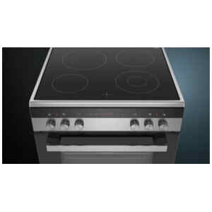 Η μοντέρνα ελεύθερη κουζίνα Siemens HK9R3A150, με κεραμικές εστίες επιταχύνει το χρόνο μαγειρέματος χάρη στη γρήγορη προθέρμανση. Τέλεια αποτελέσματα ψησίματος έως 3 επίπεδα χάρη στην πρωτοποριακή κατανομή θερμότητας 3D hotAir Plus.