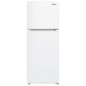 Δίπορτο ψυγείο Midea MDRT385MTF01 με καθαρή χωρητικότητα 266 Lt, με φρουτολεκάνη με ρύθμιση υγρασίας 60-80%, αναδιπλούμενη αυγοθήκη, κρυστάλλινα ράφια ασφαλείας και με Cooling Box συρτάρι χαμηλής θερμοκρασίας 0-1° C.