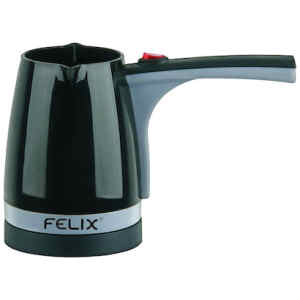 Ηλεκτρικό μπρίκι Felix FSD-4101 για ελληνικό καφέ ισχύος 800W 350ml. Φτιάξτε ελληνικό καφέ εύκολα και γρήγορα με το ηλεκτρικό μπρίκι, χωρίς γκαζάκι ή ηλεκτρικό μάτι. Ιδανικό για γραφεία και εξοχικά.