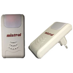 Συσκευή υπερήχων Mistral Plus GH-1 2 σε 1 με ταυτόχρονη χρήση ως λαμπάκι νυκτός, τεχνολογία υπερήχων που απωθεί τα έντομα και μικρή κατανάλωση ρεύματος για οικονομία.