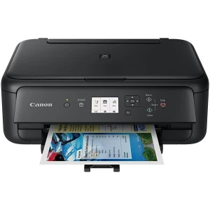 Το πολυμηχάνημα Canon Pixma TS5150 είναι έγχρωμο inkjet πολυμηχάνημα από την Canon. Ιδανικό για οικιακή χρήση με δυνατότητες εκτύπωσης, σάρωσης και αντιγραφής εγγράφων και φωτογραφιών, υψηλής ποιότητας σε γρήγορες ταχύτητες. Δίνει τη δυνατότητα εκτύπωσης απο οπουδήποτε και απευθείας πρόσβασης σε υπηρεσίες cloud, χρησιμοποιώντας την εφαρμογή Canon PRINT. Διαθέτει προαιρετικά φυσίγγια μελανιού XL για εκτύπωση περισσότερων σελίδων σε χαμηλότερο κόστος.