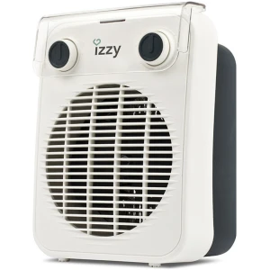 Αερόθερμο μπάνιου Izzy ΙΖ-9013 με ισχύ 2.000 Watt, θερμοστάτη για ακρίβεια στις ρυθμίσεις και προστατευτικό κάλυμμα, για να μην εισβάλλει η υγρασία εντός.