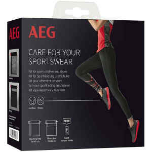 Η θήκη ρούχων για πλυντήριο ρούχων AEG A3WKSPORT1 έχει σχεδιαστεί για να υποστηρίζει ακόμη και τα πιο απαιτητικά προγράμματα σωματικής άσκησης, διατηρώντας τα αθλητικά ρούχα φρέσκα από την προπόνηση μέχρι το σπίτι και το πλυντήριο ρούχων. Το σετ περιλαμβάνει 1 δίχτυ πλυσίματος για τη μεταφορά και το πλύσιμο των αθλητικών σας ρούχων και 1 τσάντα παπουτσιών για να διατηρείτε καθαρά τα αθλητικά σας υποδήματα. Μέγεθος διχτυού/τσάντας: 35x 45cm
